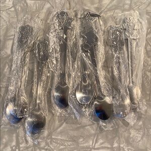 Silver Themed Spoons Set